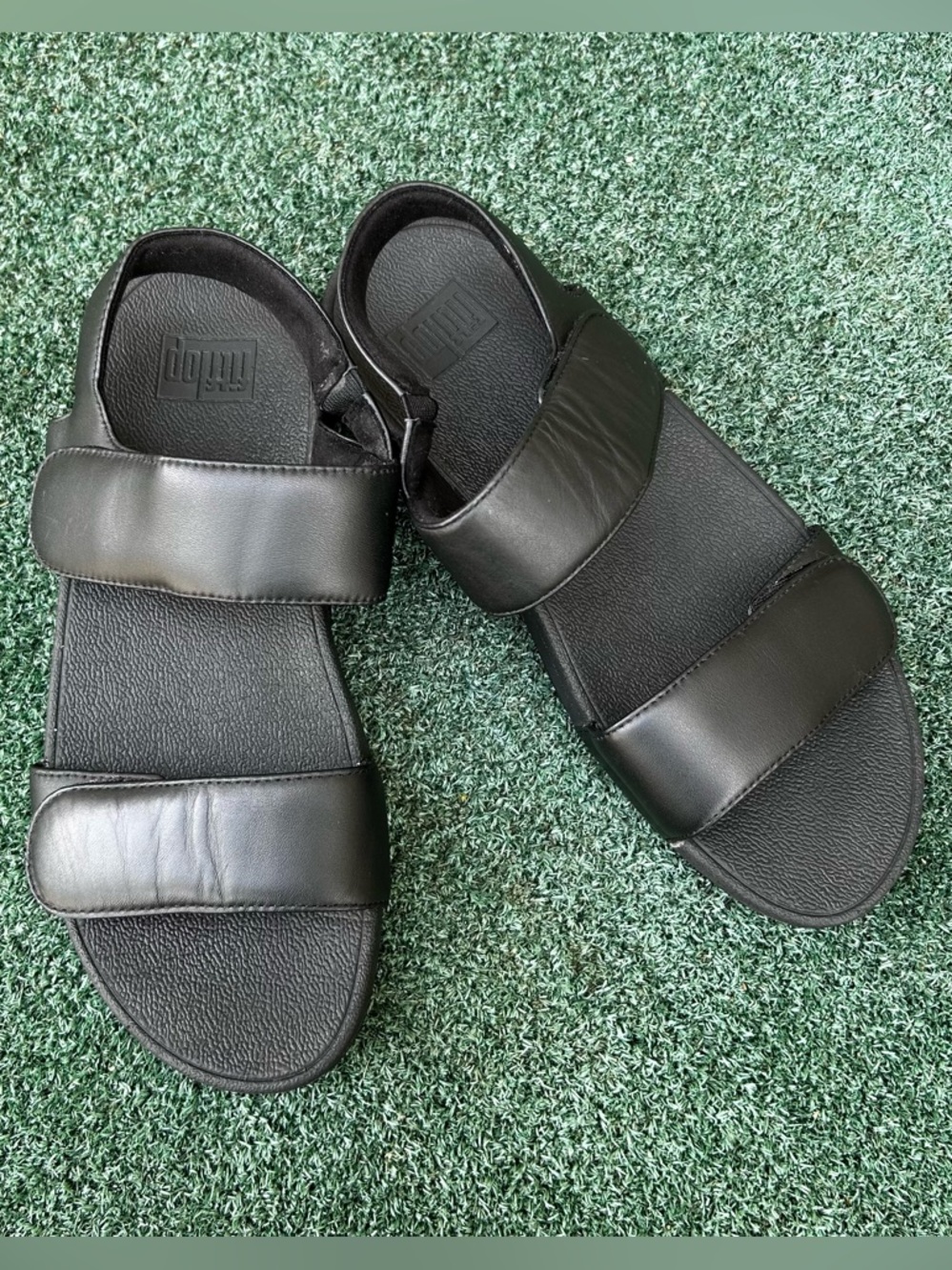 Fitflop Lulu Adjustable Leather Sandal Black 8 - Picture 3 of 13